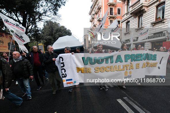 People participate in the national demonstration against the security bill, which involves over 200 groups including students, unions, assoc...