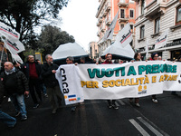 People participate in the national demonstration against the security bill, which involves over 200 groups including students, unions, assoc...