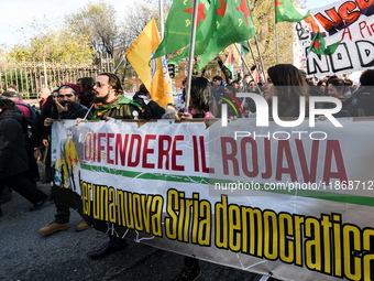 People participate in the national demonstration against the security bill, which involves over 200 groups including students, unions, assoc...