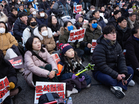 Approximately 2 million citizens gather in Yeouido, Seoul, South Korea, on December 14, 2024, calling for the impeachment of President Yoon...