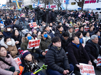 Approximately 2 million citizens gather in Yeouido, Seoul, South Korea, on December 14, 2024, calling for the impeachment of President Yoon...