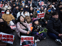 Approximately 2 million citizens gather in Yeouido, Seoul, South Korea, on December 14, 2024, calling for the impeachment of President Yoon...