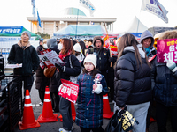 Approximately 2 million citizens gather in Yeouido, Seoul, South Korea, on December 14, 2024, calling for the impeachment of President Yoon...