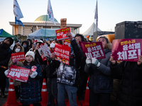 Approximately 2 million citizens gather in Yeouido, Seoul, South Korea, on December 14, 2024, calling for the impeachment of President Yoon...