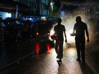 People attend a procession before the start of the Adams Peak (Sri Pada) season in Ratnapura, Sri Lanka, on December 13, 2024. The site is k...