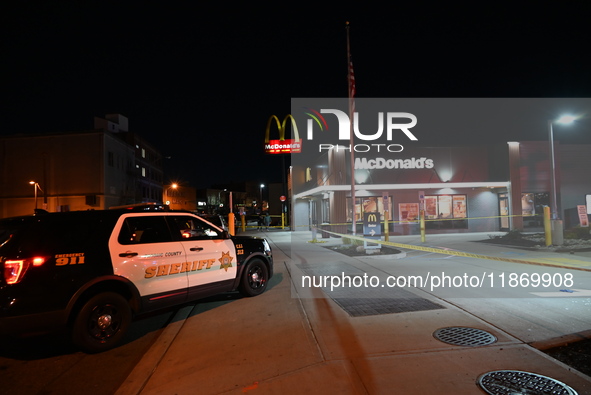 Multiple people are reported stabbed at a McDonald's restaurant in Passaic, New Jersey, United States, on December 15, 2024. On Sunday morni...