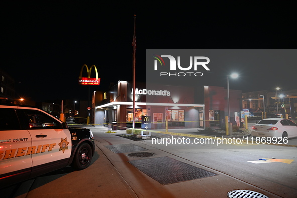 Multiple people are reported stabbed at a McDonald's restaurant in Passaic, New Jersey, United States, on December 15, 2024. On Sunday morni...