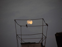 The final full moon, or cold moon, rises in Srinagar, Kashmir, India, on December 14, 2024. In India, reports indicate that there is no pres...