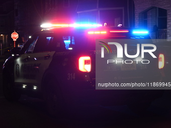 A police-involved shooting occurs on the 800 block of South 18th Street in Newark, New Jersey, United States, on December 15, 2024. On Sunda...