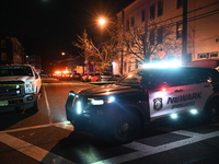 A police-involved shooting occurs on the 800 block of South 18th Street in Newark, New Jersey, United States, on December 15, 2024. On Sunda...