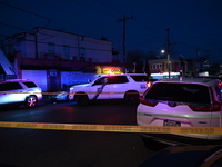 One person is killed and four other people are wounded in a mass shooting in the Hunting Park neighborhood of Philadelphia, Pennsylvania, Un...