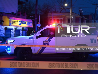 One person is killed and four other people are wounded in a mass shooting in the Hunting Park neighborhood of Philadelphia, Pennsylvania, Un...