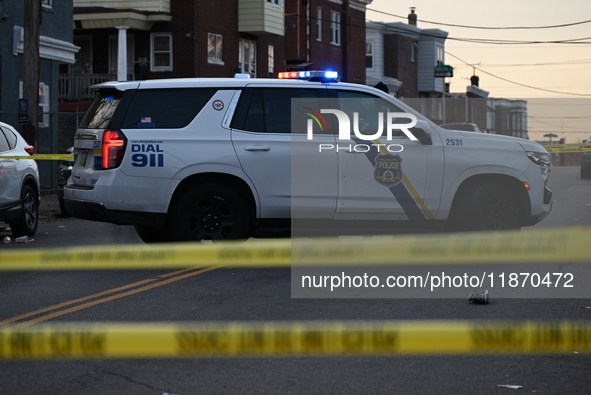 One person is killed and four other people are wounded in a mass shooting in the Hunting Park neighborhood of Philadelphia, Pennsylvania, on...