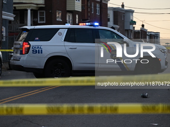 One person is killed and four other people are wounded in a mass shooting in the Hunting Park neighborhood of Philadelphia, Pennsylvania, on...