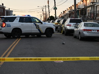 One person is killed and four other people are wounded in a mass shooting in the Hunting Park neighborhood of Philadelphia, Pennsylvania, on...