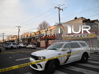 One person is killed and four other people are wounded in a mass shooting in the Hunting Park neighborhood of Philadelphia, Pennsylvania, on...