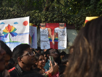 The LGBTQ+ community of Kolkata holds their annual Pride walk in Kolkata, India, on December 15, 2024. (