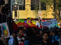 The LGBTQ+ community of Kolkata holds their annual Pride walk in Kolkata, India, on December 15, 2024. (