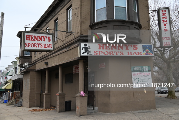 Three people are shot, and one is killed at Henny's Sports Bar in the North Philly neighborhood of Philadelphia, Pennsylvania, United States...