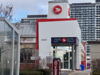 A Canada Post office is seen in Richmond Hill, Ontario, Canada, on December 15, 2024. Canada Post stops delivering mail across the country a...