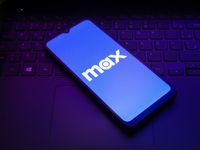 The Max logo appears on the screen of a smartphone in Reno, United States, on December 15, 2024. (