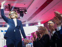 Magdalena Biejat (Candidate for the Office of President of the Republic of Poland) during the congress of the left-wing party ''Lewica'' whe...