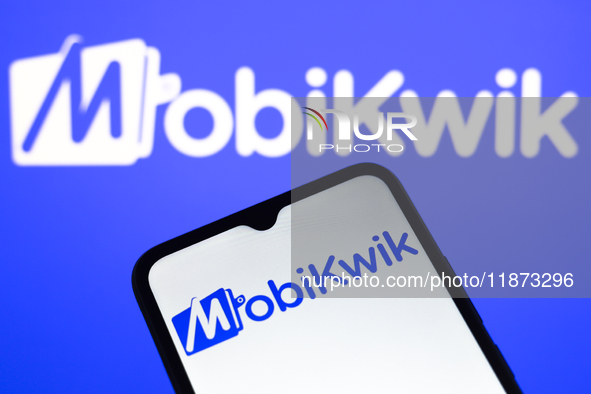 The One MobiKwik Systems Limited logo appears on a smartphone screen in Reno, United States, on December 15, 2024. (Photo Illustration by Ja...