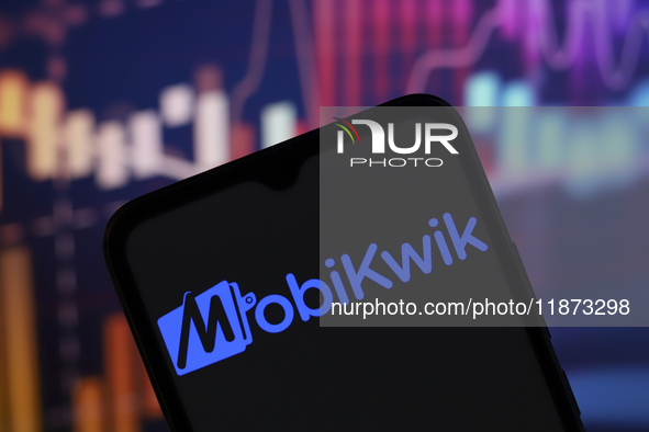 The One MobiKwik Systems Limited logo appears on a smartphone screen in Reno, United States, on December 15, 2024. (Photo Illustration by Ja...