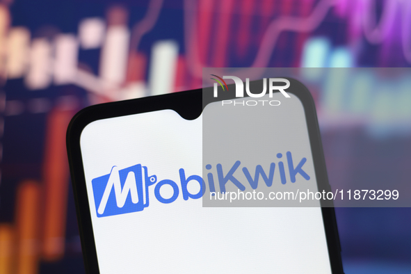 The One MobiKwik Systems Limited logo appears on a smartphone screen in Reno, United States, on December 15, 2024. (Photo Illustration by Ja...