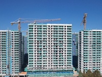 A newly built residential complex is shown in Hangzhou, China, on December 16, 2024. (