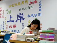 Students prepare for the 2025 national postgraduate entrance exam at Hebei University of Engineering in Handan, China, on December 16, 2024....