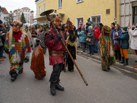 The Perchtenlauf is a centuries-old winter parade tradition held in Grafing, Bavaria, Germany, on December 15, 2024. Participants, adorned i...