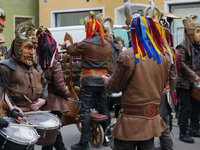 The Perchtenlauf is a centuries-old winter parade tradition held in Grafing, Bavaria, Germany, on December 15, 2024. Participants, adorned i...