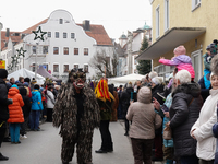 The Perchtenlauf is a centuries-old winter parade tradition held in Grafing, Bavaria, Germany, on December 15, 2024. Participants, adorned i...