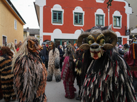 The Perchtenlauf is a centuries-old winter parade tradition held in Grafing, Bavaria, Germany, on December 15, 2024. Participants, adorned i...