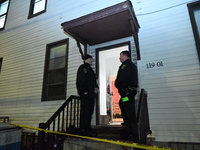 A 32-year-old woman dies and a 49-year-old man is wounded in a shooting in College Point, Queens, New York, United States, on December 16, 2...