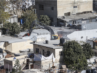 Jerusalem Municipality Machinery Demolished 11 Residential And Commercial Structures Today, December 16, 2024, In The Town Of Silwan, South...