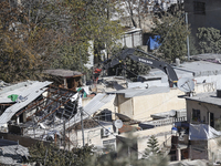 Jerusalem Municipality Machinery Demolished 11 Residential And Commercial Structures Today, December 16, 2024, In The Town Of Silwan, South...