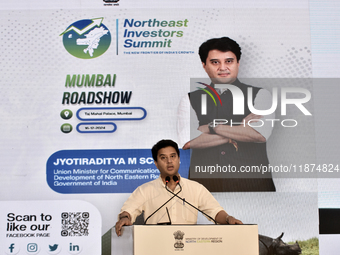 Jyotiaditya M Scindia, Hon'ble Minister of the Ministry of Development of the North Eastern Region, attends the North East Investors Summit...