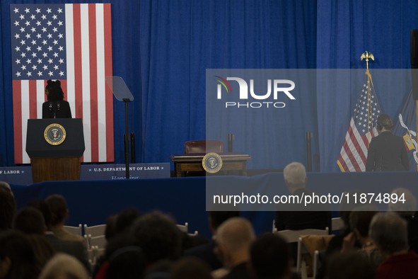 President Joe Biden signs a proclamation establishing a national monument to honor the first female Cabinet secretary, Frances Perkins, the...