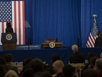 President Joe Biden signs a proclamation establishing a national monument to honor the first female Cabinet secretary, Frances Perkins, the...