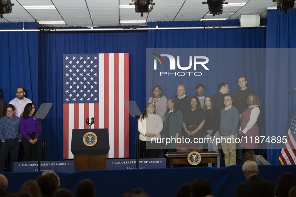 President Joe Biden signs a proclamation establishing a national monument to honor the first female Cabinet secretary, Frances Perkins, the...