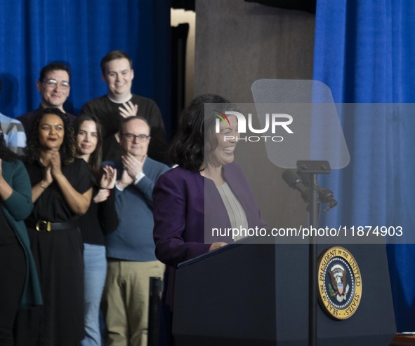 President Joe Biden signs a proclamation establishing a national monument to honor the first female Cabinet secretary, Frances Perkins, the...