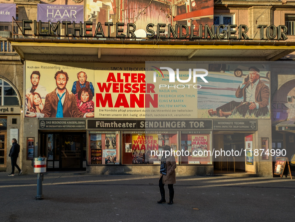 The Filmtheater Sendlinger Tor in Munich, Bavaria, Germany, on December 16, 2024, opens in 1913 on Sendlinger-Tor-Platz. It is the oldest st...