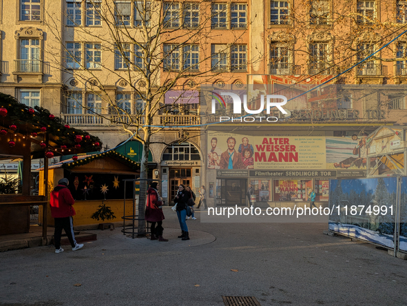 The Filmtheater Sendlinger Tor in Munich, Bavaria, Germany, on December 16, 2024, opens in 1913 on Sendlinger-Tor-Platz. It is the oldest st...