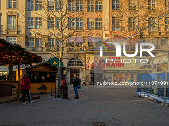 The Filmtheater Sendlinger Tor in Munich, Bavaria, Germany, on December 16, 2024, opens in 1913 on Sendlinger-Tor-Platz. It is the oldest st...