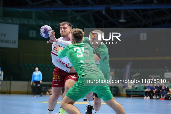 KRZYSZTOF GADEK participates in a match of the Orlen Superliga between WKS Slask Wroclaw and Wybrzeze Gdansk in Wroclaw, Poland, on December...