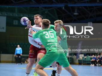 KRZYSZTOF GADEK participates in a match of the Orlen Superliga between WKS Slask Wroclaw and Wybrzeze Gdansk in Wroclaw, Poland, on December...