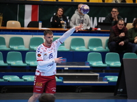 Ionut Stanescu participates in a match of the Orlen Superliga between WKS Slask Wroclaw and Wybrzeze Gdansk in Wroclaw, Poland, on December...