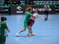 Mateusz Goralski participates in a match of the Orlen Superliga between WKS Slask Wroclaw and Wybrzeze Gdansk in Wroclaw, Poland, on Decembe...